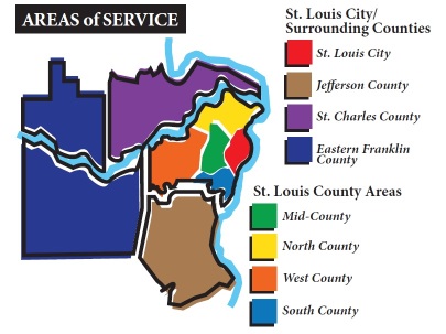 Areas of Service - St. Louis Real Estate Appraiser